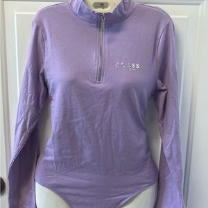 1/4 zip GUESS body suit